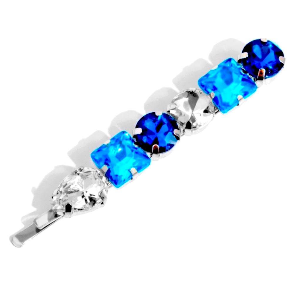 💎🔵💎 BEAUTIFUL❗️ PAPARAZZI “EMBLAZONED ELEGANCE” BLUE HAIR CLIP” 💎🔵💎